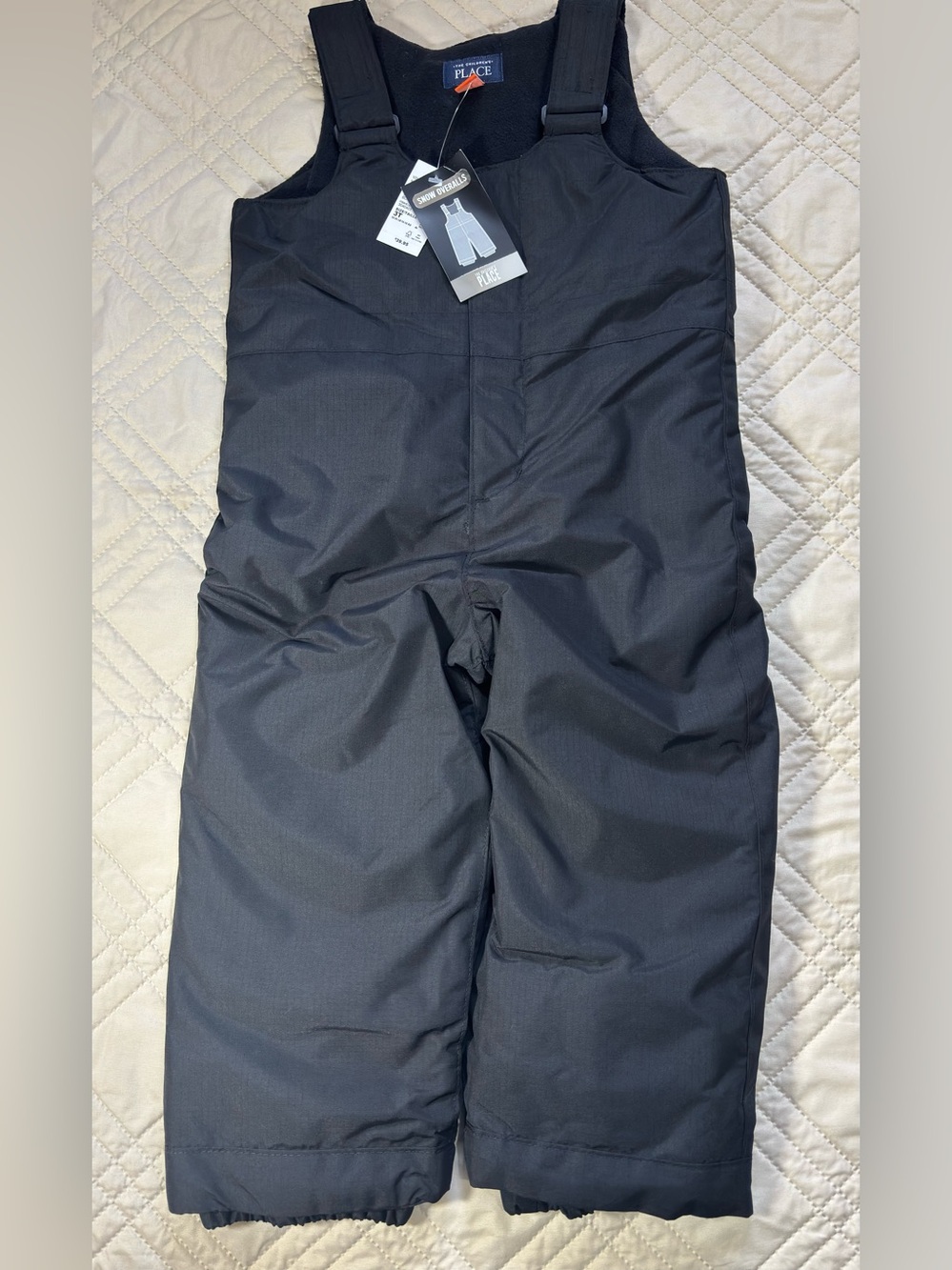 The Children's Place 3T Black Snow Overalls